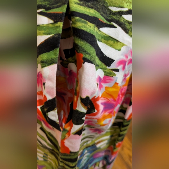 Maggy London Floral Fit & Flare Print Dress, Size 10 - Picture 7 of 8